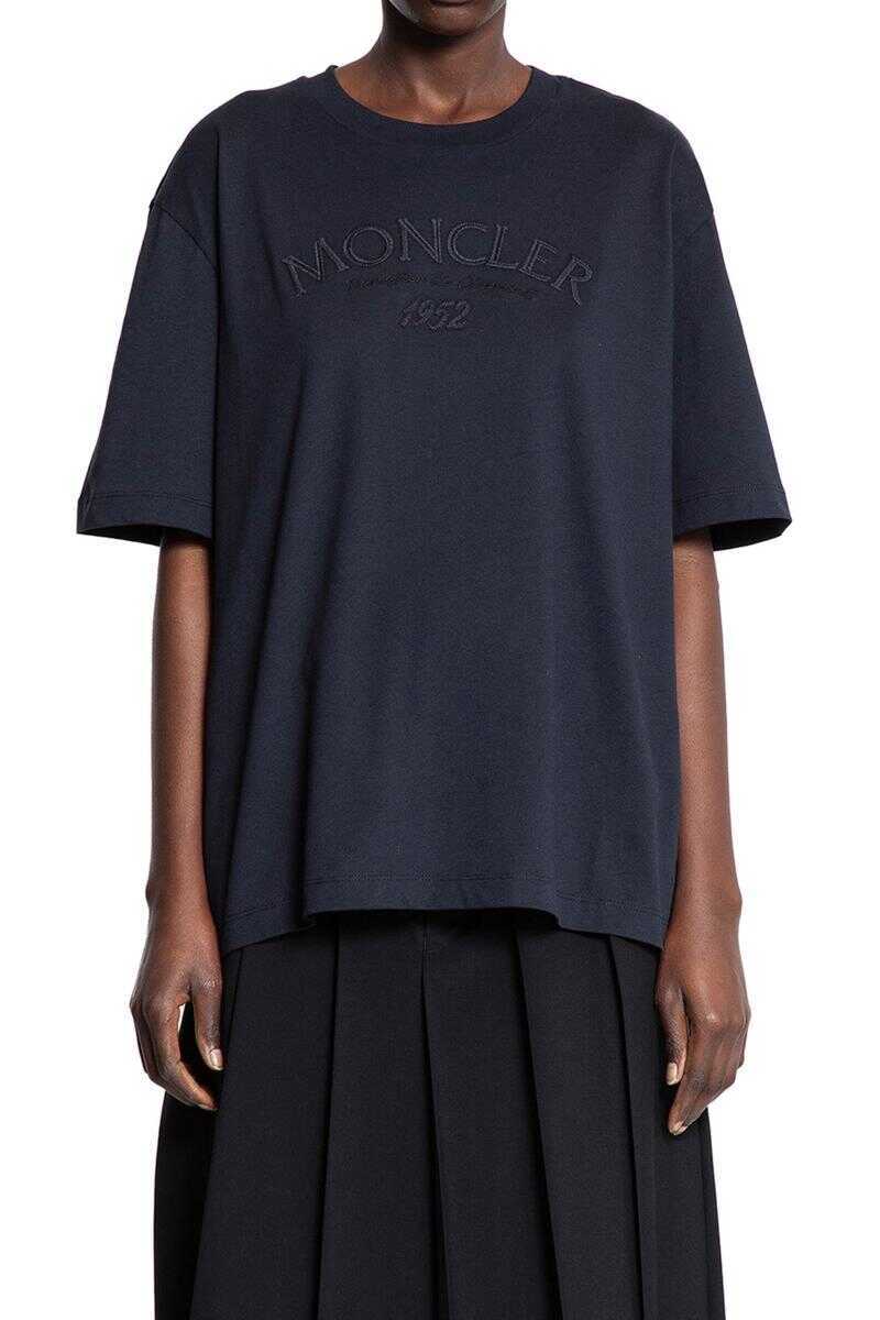 Topuri Moncler Moncler T-Shirts & Tank Tops BLUE Femei (BM 18546546) 1