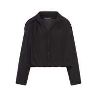 Camasi Balenciaga One Shoulder Poplin Shirt Femei