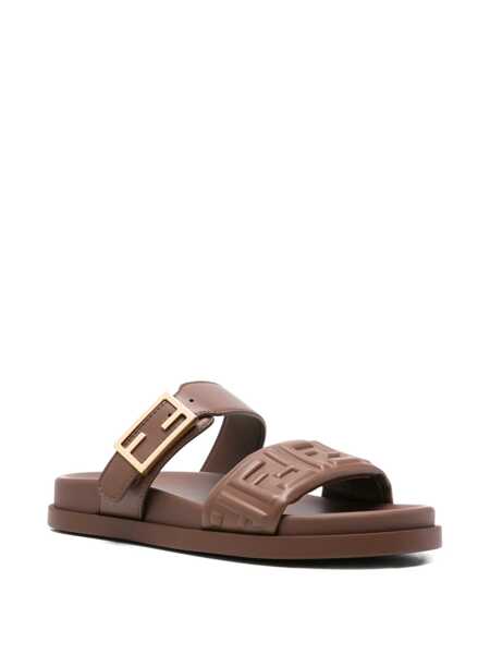 Sandale Fendi Fendi Sandals & Slides BROWN Femei (BM 18546723) 2