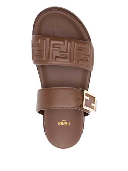 Sandale Fendi Fendi Sandals & Slides BROWN Femei (BM 18546723) 4