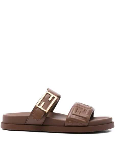 Sandale Fendi Fendi Sandals & Slides BROWN Femei (BM 18546723) 1