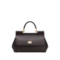 Genti de mana Dolce & Gabbana Sicily Medium Leather Handbag Femei