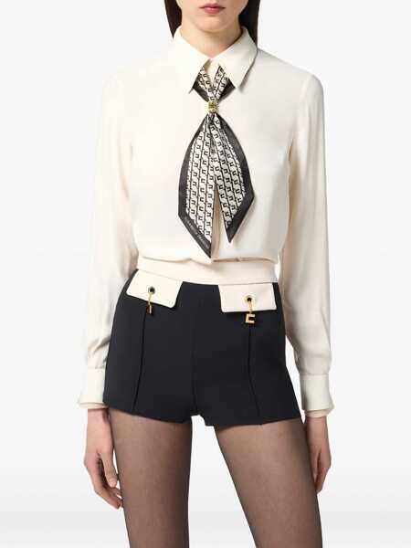 Camasi Elisabetta Franchi Elisabetta Franchi Shirt Beige Femei (BM 18547983) 4