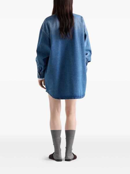 Camasi Prada Prada Shirts BLUE Femei (BM 18548661) 3