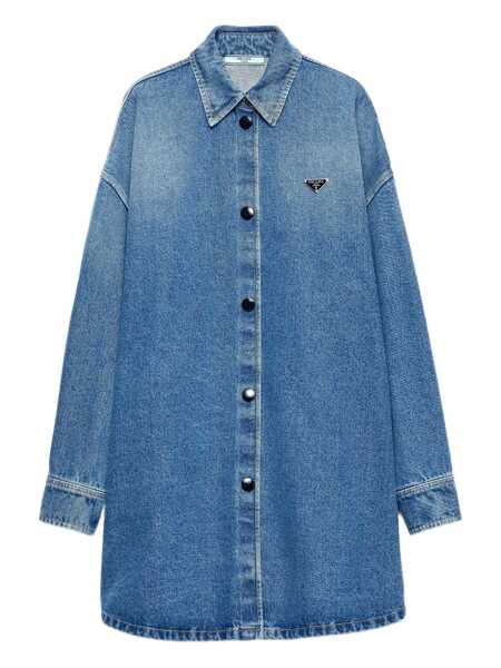 Camasi Prada Prada Shirts BLUE Femei (BM 18548661) 1