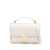 Golden Goose 'Venezia' White Handbag With Lettering Logo And Clasp Closure In Leather Woman WHITE
