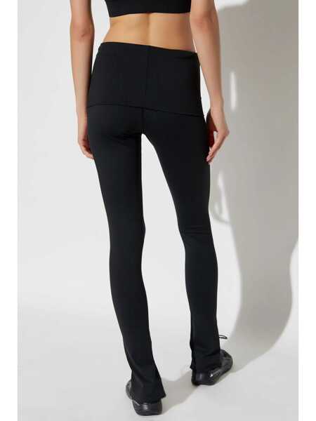 Pantaloni casual adidas by Stella McCartney Adidas By Stella McCartney Pants Black Femei (BM 18549558) 4