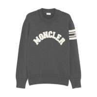 Pulovere Moncler Bouclé Logo Sweater Barbati