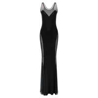 Rochii Norma Kamali 'Low Back Racer Fishtail' Dress Femei