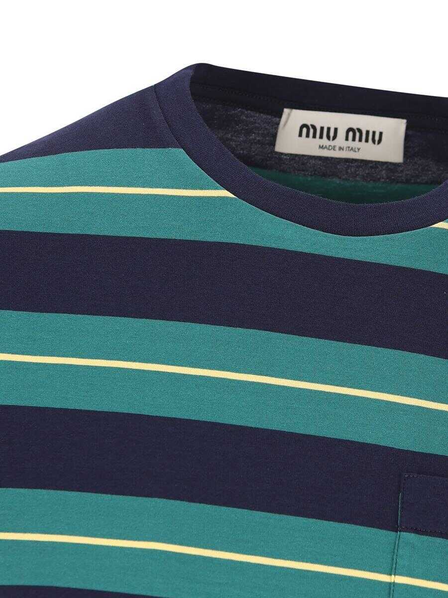 Tricouri Polo Miu Miu Miu Miu T-Shirt And Polo Shirt BILBOBLU Femei (BM 18550398) 4