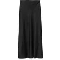 Fuste Antonelli 'Ossidiana' Maxi Skirt In Black Femei