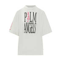 Topuri Palm Angels Flames Loose Tee Femei