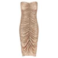 Rochii Norma Kamali 'Strapless Shirred Front' Dress Femei