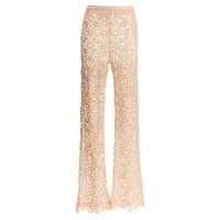 Pantaloni casual Norma Kamali 'Crochet' Pants Femei