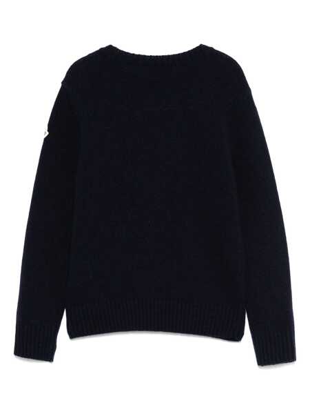 Pulovere casual Moncler CREW NECK Blue Baieti (BM 18552123) 2