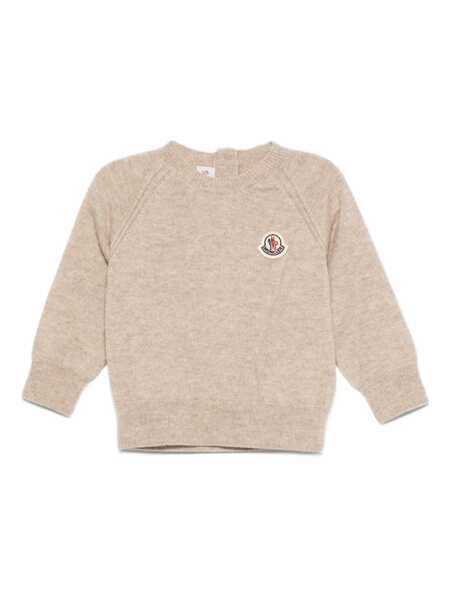 Pulovere casual Moncler CREWNECK Beige Fete (BM 18552201) 1