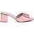 Valentino Garavani Vlogo slide Sandals ROSE TAN