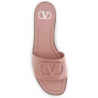 Incaltaminte Dama - Sandale Valentino Garavani Patent leathe VLogo slide Sandals ROSE TAN Femei (BM 18552658) - B-mall.ro
