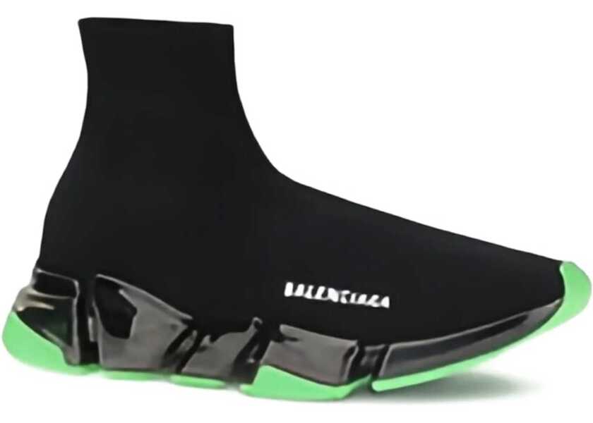 Sneakers Balenciaga Speed Sneakers BLACK/FLUO GREEN Barbati (BM 18552682) 2