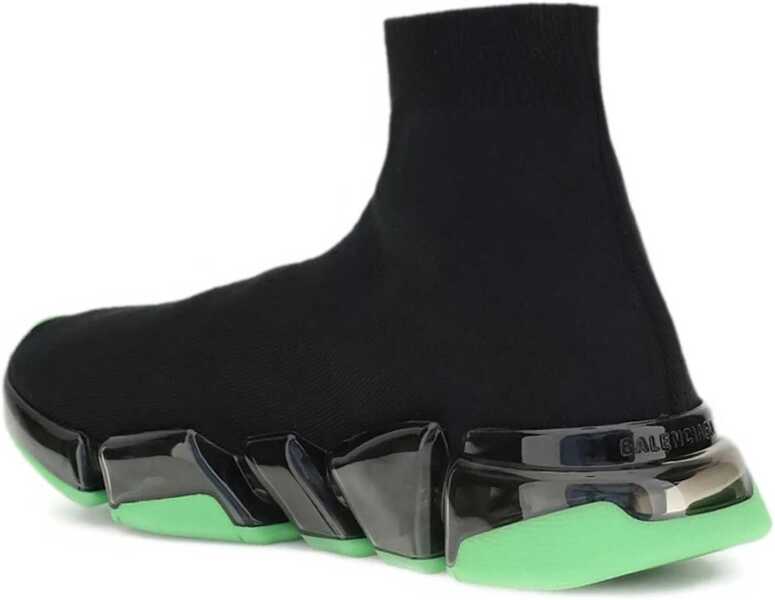 Sneakers Balenciaga Speed Sneakers BLACK/FLUO GREEN Barbati (BM 18552682) 3