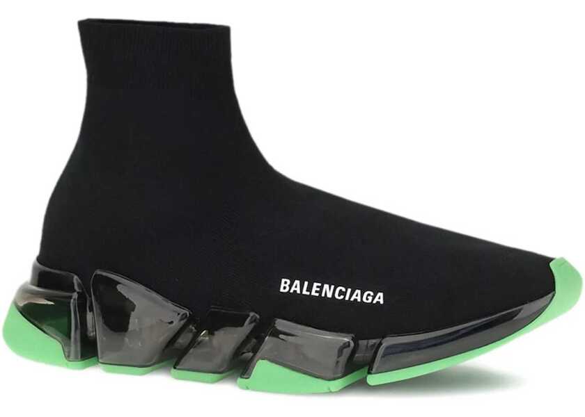 Sneakers Balenciaga Speed Sneakers BLACK/FLUO GREEN Barbati (BM 18552682) 5