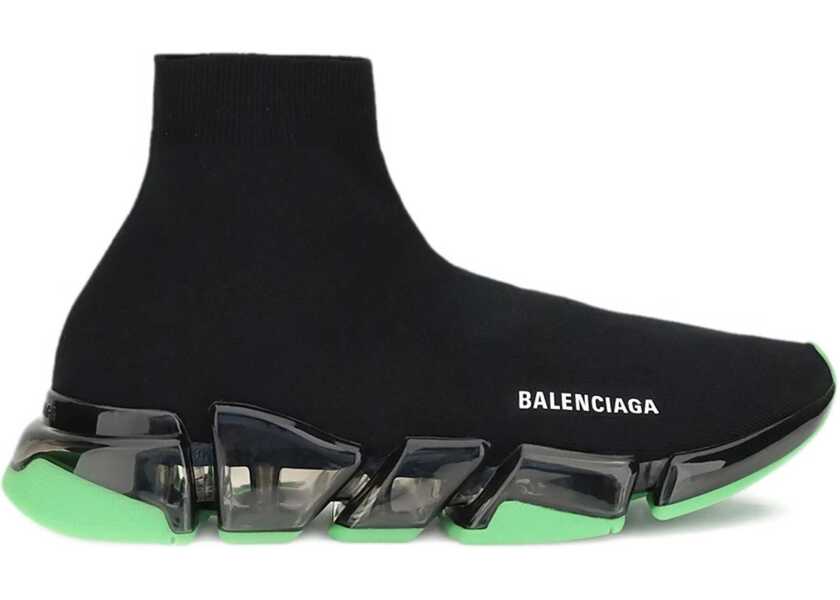 Sneakers Balenciaga Speed Sneakers BLACK/FLUO GREEN Barbati (BM 18552682) 1