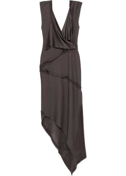 Rochii THE ATTICO Asymmetrical midi Dress 064 Femei (BM 18552748) 1