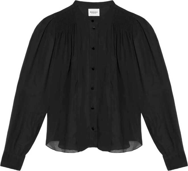 Camasi casual ISABEL MARANT ETOILE Noeline Shirt BLACK Femei (BM 18552880) 1