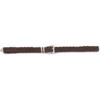 Curele Leather woven Belt Barbati