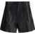 R13 Leather Shorts BLACK