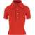 Tory Burch Viscose Polo Shirt RED