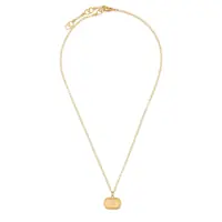 Bijuterii Valentino Garavani Dama - Coliere Valentino Garavani Brass And Enamel Ovalette Necklace GOLD Femei (BM 18553123) - B-mall.ro