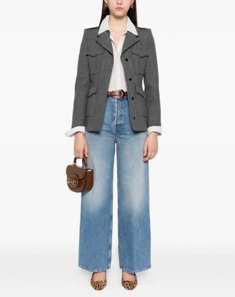 Blugi Gucci Wide leg Jeans LIGHT BLUE Femei (BM 18553222) 2