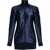Balenciaga Shiny jersey fitted tracksuit Dress DARK NAVY