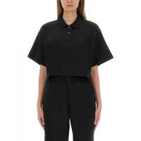 Tricouri Polo Cropped Jersey Polo Shirt Femei