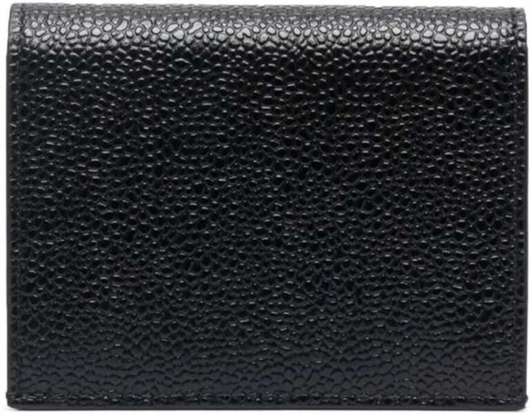 Portofele Thom Browne Leather Card Holder BLACK Barbati (BM 18553417) 2