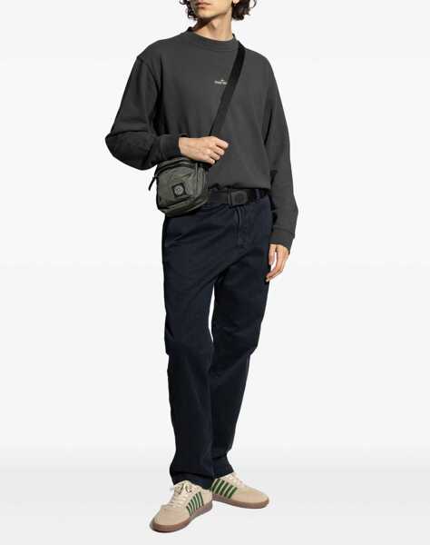 Hanorace Stone Island Sweatshirt With Industrial Flow Print GREY Barbati (BM 18553465) 2