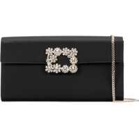 Genti de mana Roger Vivier Flower Buckle Pouch