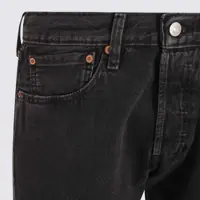 Blugi pentru Barbati - Blugi Levis LeviS Black Cotton Denim 501 Jeans CRASH COURSES Barbati (BM 18554958) - B-mall.ro