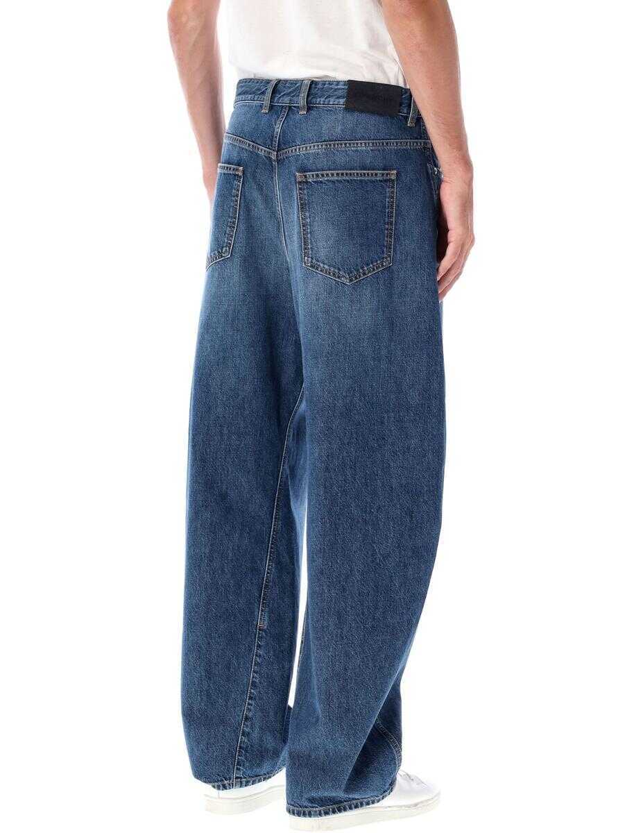 Blugi Givenchy Givenchy Washed Denim Jeans DARK BLUE Barbati (BM 18556164) 2