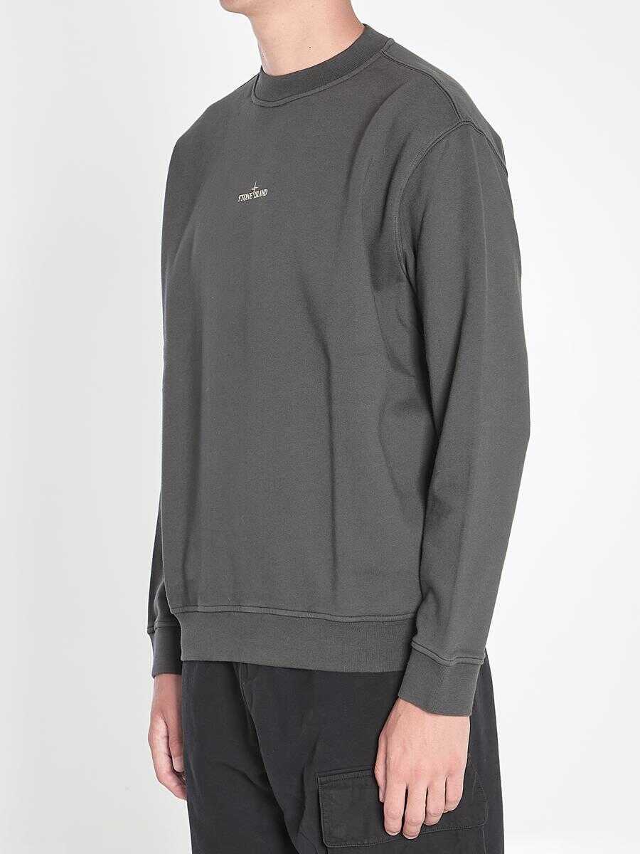 Pulovere Stone Island Sweatshirt With Industrial Flow Print GREY Barbati (BM 18556257) 2
