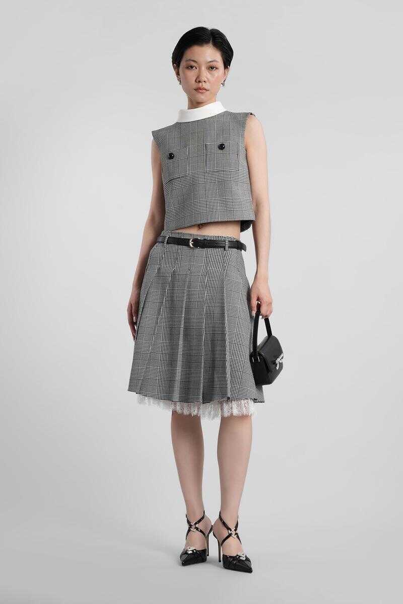 Topuri Self-Portrait Self-Portrait Topwear Black Femei (BM 18556638) 2