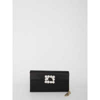 Genti de mana Roger Vivier Flower Buckle Pouch