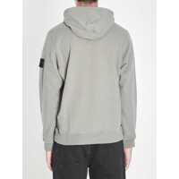 Pulovere Stone Island pentru Barbati - Pulovere Stone Island Organic Cotton Hooded Sweatshirt GREY Barbati (BM 18556995) - B-mall.ro