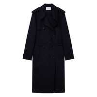 Paltoane Stella McCartney Stella McCartney Double-Breasted Wool Trench Coat
