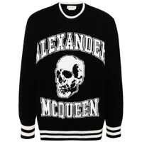 Pulovere Alexander McQueen Logo Organic Cotton Sweatshirt Barbati
