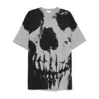 Tricouri Alexander McQueen Skull Ptint Cotton T-Shirt Barbati