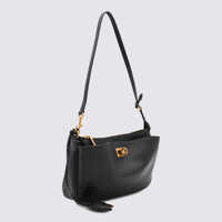 Genti de umar Balenciaga Dama - Genti de umar Balenciaga Balenciaga Black Leather Rodeo Shoulder Bag Black Femei (BM 18557838) - B-mall.ro