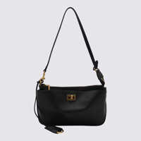 Genti de umar Balenciaga Black Leather Rodeo Shoulder Bag Femei