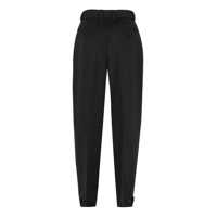 Pantaloni casual Bottega Veneta Dama - Pantaloni casual Bottega Veneta Bottega Veneta Cotton-Twill Bush-Trousers Black Femei (BM 18557922) - B-mall.ro